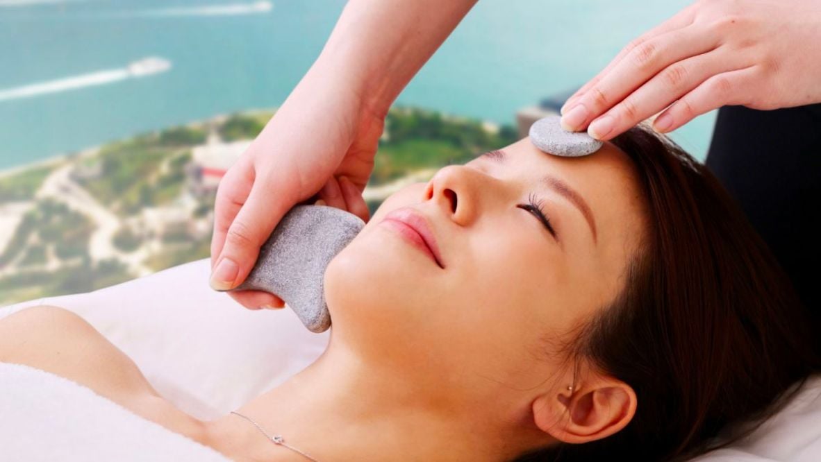 Japanese Healing Soapstone Face Massage at Bliss Spa (Photo: courtesy of W Hotel)